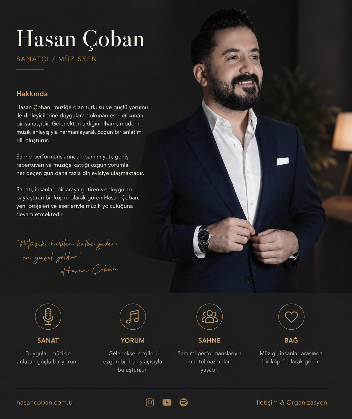Hasan Çoban biyografi ve sanatçı profil fotoğrafı